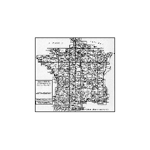 Carte g&eacute;o-m&eacute;trique de la France dite carte de Cassini ou de l'acad&eacute;mie - n&deg; 57 Lodeve