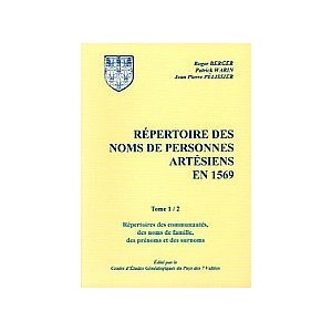 R&eacute;pertoire des noms de personnes art&eacute;siens en 1569