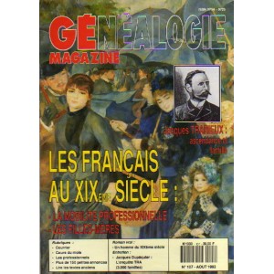 G&eacute;n&eacute;alogie Magazine n&deg; 107 - ao&ucirc;t 1992