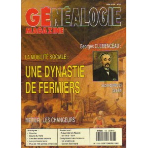 G&eacute;n&eacute;alogie Magazine n&deg; 108 - septembre 1992