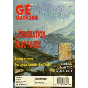G&eacute;n&eacute;alogie Magazine n&deg; 122 - d&eacute;cembre 1993