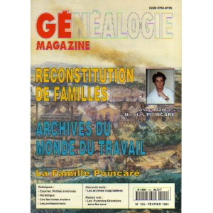 G&eacute;n&eacute;alogie Magazine n&deg; 124 - f&eacute;vrier 1994