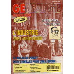 G&eacute;n&eacute;alogie Magazine n&deg; 157 - f&eacute;vrier 1997