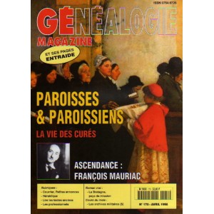 G&eacute;n&eacute;alogie Magazine n&deg; 170 - avril 1998