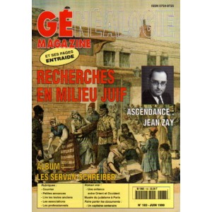 G&eacute;n&eacute;alogie Magazine n&deg; 183 - juin 1999