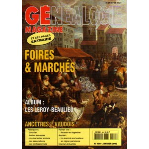 G&eacute;n&eacute;alogie Magazine n&deg; 189 - janvier 2000