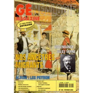 G&eacute;n&eacute;alogie Magazine n&deg; 190 - f&eacute;vrier 2000