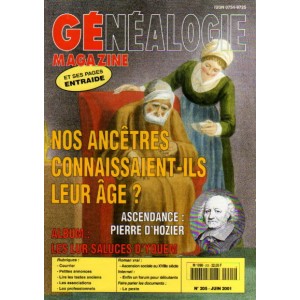 G&eacute;n&eacute;alogie Magazine n&deg; 205 - juin 2001