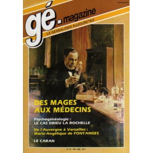 G&eacute;n&eacute;alogie Magazine n&deg; 061 - mai 1988