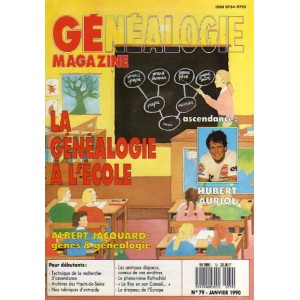 G&eacute;n&eacute;alogie Magazine n&deg; 079 - janvier 1990