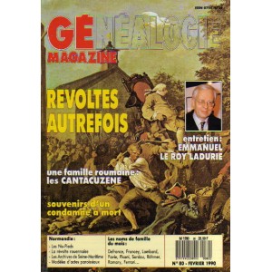 G&eacute;n&eacute;alogie Magazine n&deg; 080 - f&eacute;vrier 1990
