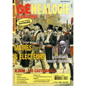 G&eacute;n&eacute;alogie magazine n&deg; 214 - avril - mai 2002