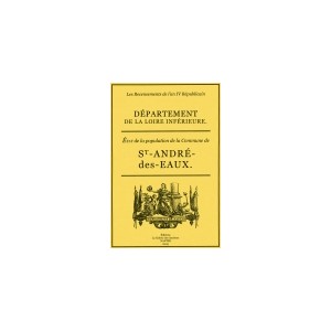 Etat de la population de la commune Saint Andr&eacute; des Eaux