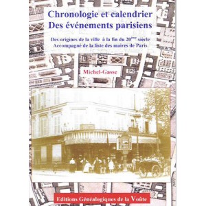 Chronologie et calendrier des &eacute;v&eacute;nements parisiens