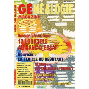 G&eacute;n&eacute;alogie Magazine n&deg; 257 - mars 2006