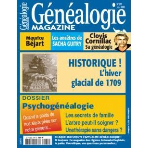 G&eacute;n&eacute;alogie Magazine N&deg; 277 - Janvier 2008