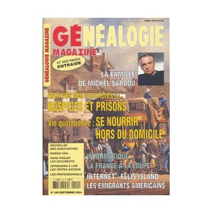 G&eacute;n&eacute;alogie Magazine N&deg; 240 - Septembre 2004