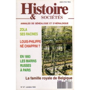 Histoire & Soci&eacute;t&eacute;s N&deg; 47