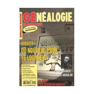 G&eacute;n&eacute;alogie Magazine N&deg; 241 - Octobre 2004