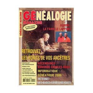 G&eacute;n&eacute;alogie Magazine N&deg; 252 - Octobre 2005