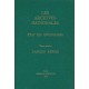 Archives Nationales : Etat des inventaires Tome 1