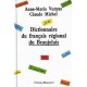 Dictionnaire du français régional du Beaujolais