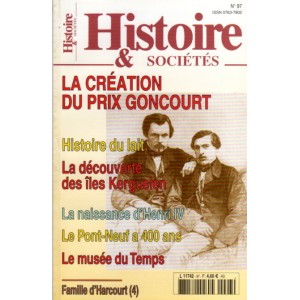 Histoire & Soci&eacute;t&eacute;s N&deg; 97