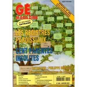 G&eacute;n&eacute;alogie Magazine n&deg; 200 - janvier 2001