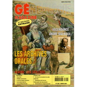 G&eacute;n&eacute;alogie Magazine n&deg; 202 - mars 2001
