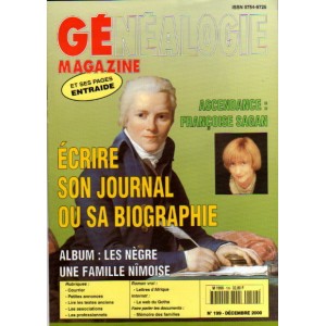 G&eacute;n&eacute;alogie Magazine n&deg; 199 - d&eacute;cembre 2000