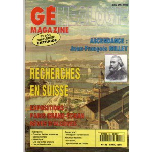 G&eacute;n&eacute;alogie Magazine n&deg; 136 &ndash; avril 1995