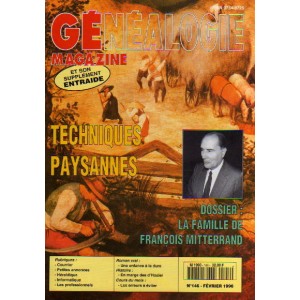 G&eacute;n&eacute;alogie Magazine n&deg; 146 - f&eacute;vrier 1996
