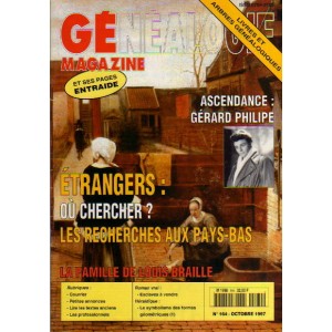 G&eacute;n&eacute;alogie Magazine n&deg; 164 - octobre 1997