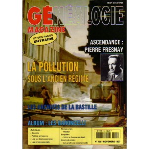 G&eacute;n&eacute;alogie Magazine n&deg; 165 - novembre 1997