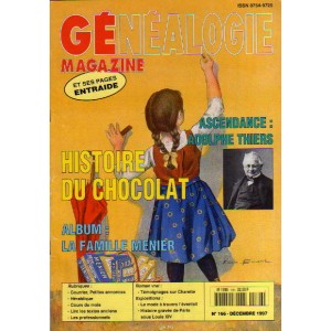 G&eacute;n&eacute;alogie Magazine n&deg; 166 - d&eacute;cembre 1997