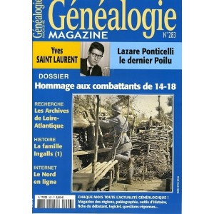 G&eacute;n&eacute;alogie Magazine n&deg; 283
