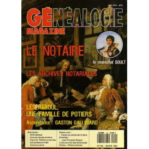 G&eacute;n&eacute;alogie Magazine n&deg; 102 &ndash; mars 1992