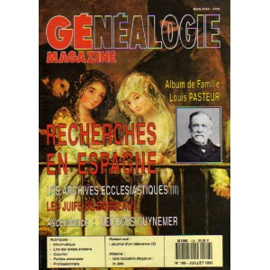 G&eacute;n&eacute;alogie Magazine n&deg; 106 &ndash; juillet 1992