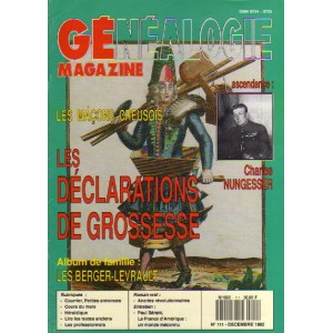 G&eacute;n&eacute;alogie Magazine n&deg; 111 &ndash; d&eacute;cembre 1992