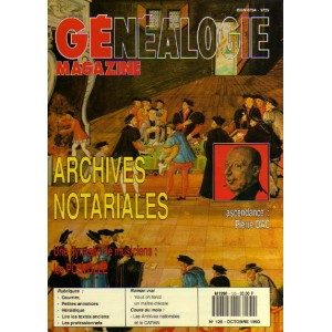 G&eacute;n&eacute;alogie Magazine n&deg; 120 &ndash; octobre 1993