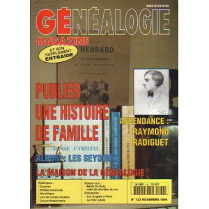 G&eacute;n&eacute;alogie Magazine n&deg; 132 &ndash; novembre 1994
