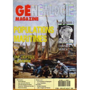 G&eacute;n&eacute;alogie Magazine n&deg; 096 &ndash; juillet-ao&ucirc;t 1991