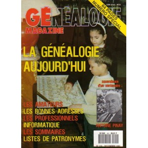 G&eacute;n&eacute;alogie Magazine n&deg; 100 &ndash; d&eacute;cembre 1991