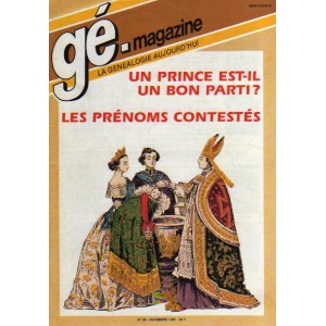 G&eacute;n&eacute;alogie Magazine n&deg; 055 &ndash; novembre 1987