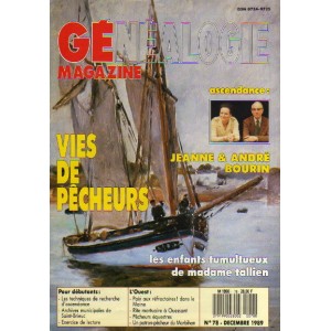 G&eacute;n&eacute;alogie Magazine n&deg; 078 &ndash; d&eacute;cembre 1989