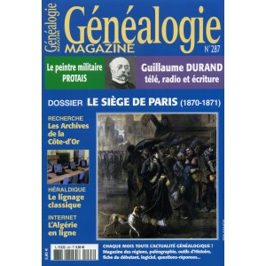 G&eacute;n&eacute;alogie Magazine N&deg; 287