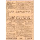 Les archives des Fran&ccedil;ais