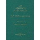 Archives Nationales : etat g&eacute;n&eacute;ral des fonds Tome 1