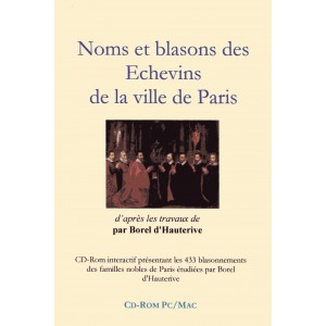 Noms et blasons des &eacute;chevins de Paris (Cd-Rom)
