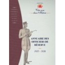 Annuaire National des Officiers de R&eacute;serve 1935-1936 (Cd-Rom)